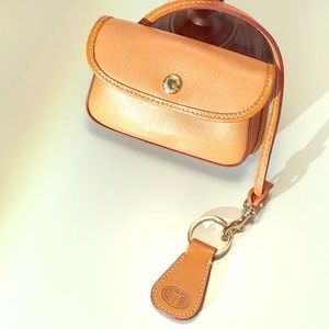 Dooney & Bourke Leather Mini Clutch and key chain